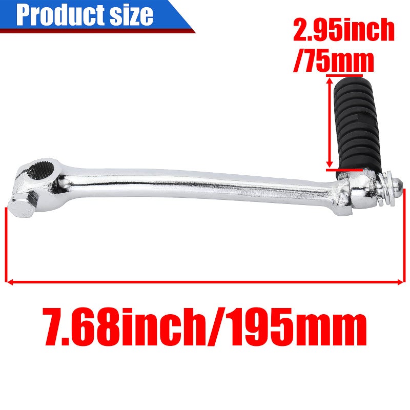 YOFMOO Kick Start Shafts Starter Lever Metal Kickstart 90cc 110cc 125cc 140cc 4-stroke Pit Dirt Bike - Image 2